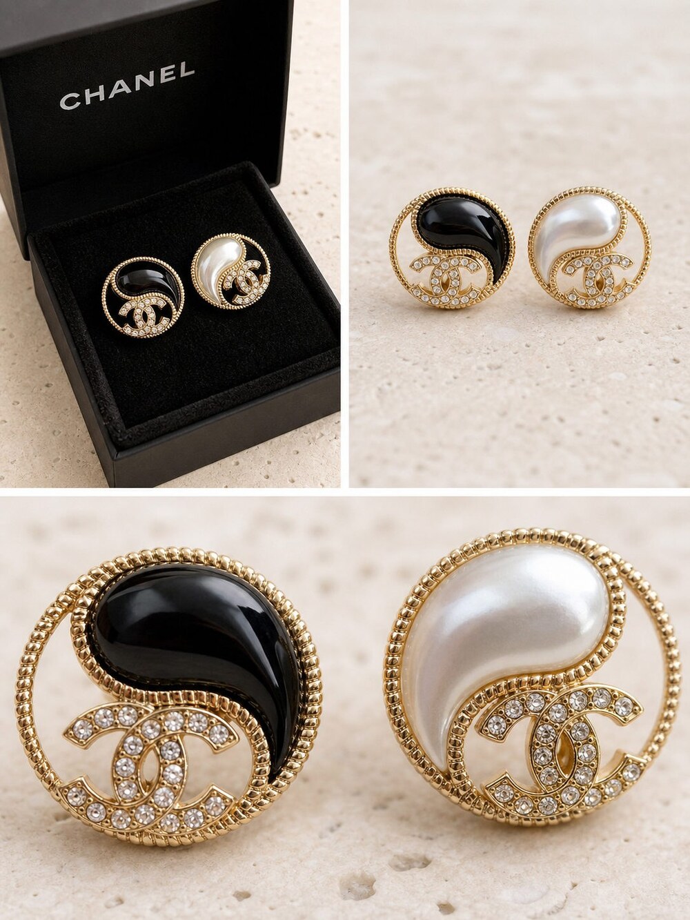 CHANEL Classic Parisian Earrings Style 10 | New with Box - Picture 3 of 9